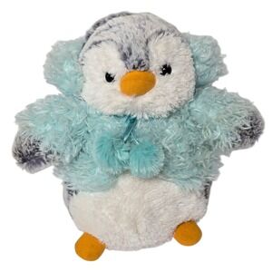 Aurora Pom Pom Snow Penguin 9"‎ Plush Winter Antarctic Whimsical 2017